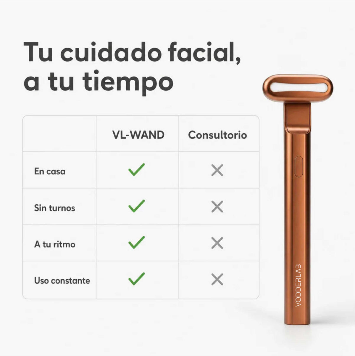 VL-WAND Wand 4-en-1 con Fototerapia LED