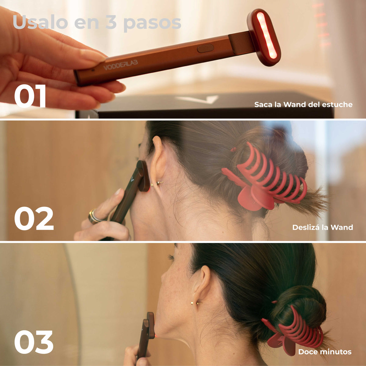 VL-WAND Wand 4-en-1 con Fototerapia LED