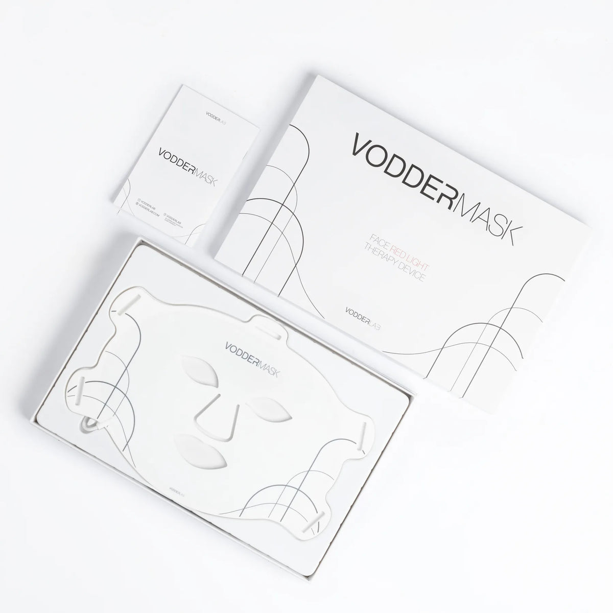 Caja y contenido de la VODDERMASK